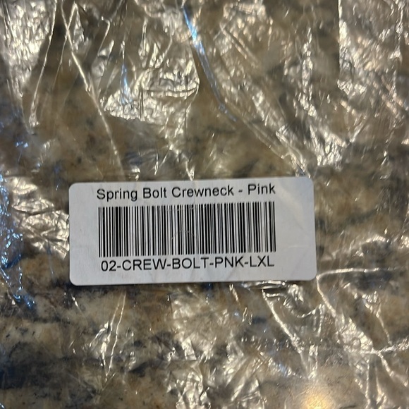 STARFIT SPRING BOLT CREWNECK LONG SLEEVE SWEATSHIRT PINK - L/XL - Picture 2 of 5